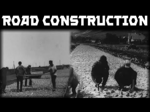 Building New Roads in Soviet Ukraine. 1929 Vintage Film #ussr