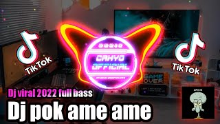 Download lagu DJ POK AME AME BELALANG KUPU KUPU || VIRAL TIKTOK FULL BASS 2022 mp3