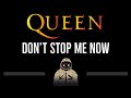 Queen • Don't Stop Me Now (CC) 🎤 [Karaoke] [Instrumental Lyrics]