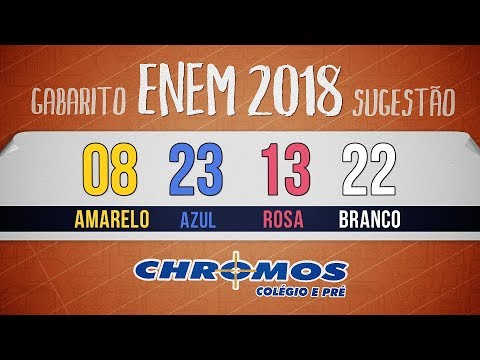 Gabarito ENEM 2018 CHROMOS - Prova Amarela: Questão 08 | Literatura