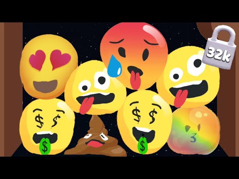 Emoji Blitz: Merge Puzzle Game Blob Merge 3D Drop Jelly 2048 - Gameplay Android,iOS 32k