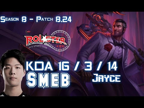 KT Smeb JAYCE vs AKALI Top - Patch 8.24 KR Ranked