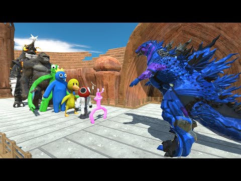 Gojira Blue ARENA DEATH RUN - Animal Revolt Battle Simulator