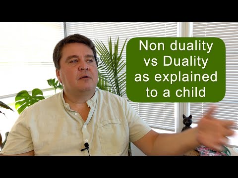 Non duality vs Duality as explained to a child || #nonduality #advaita #duality #nondualism #nondual