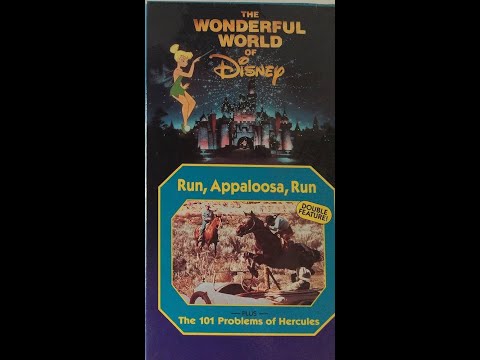 Opening to The Wonderful World of Disney: Run, Appaloosa Run 1993 VHS