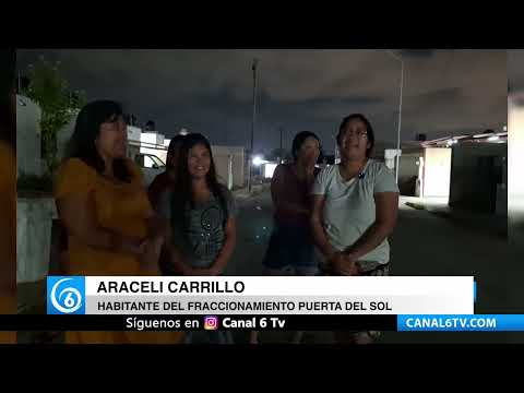 Video: Habitantes de Kanasin, Yucatán denuncian no tener alumbrado público desde hace un año