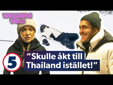 Wahlgrens värld | Benjamins stressiga skidtur | Kanal 5 Sverige