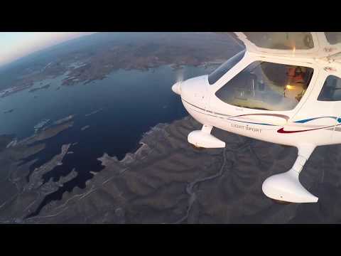 Flight Design CTLS Sunset Flight