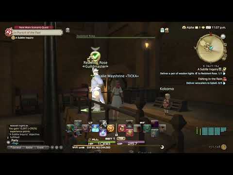 FINAL FANTASY XIV SOLO PLAYTHROUGH #180: WEAVER LEVEL 40 CLASS QUEST