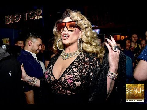 Morgan McMichaels lip syncs "I Want Your Love" @ Big Top Sundays @ Beaux in San Francisco