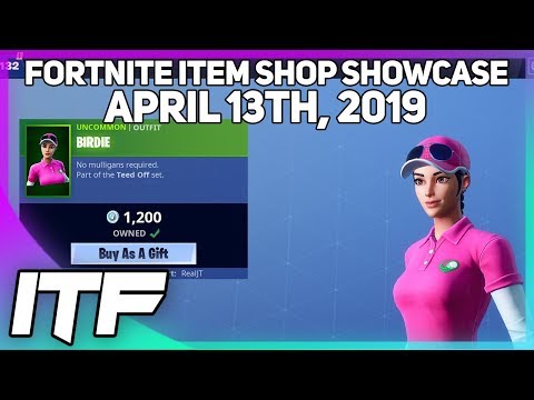 fortnite item shop new birdie skin and driver pickaxe april 13th 2019 fortnite battle royale - birdie golf fortnite