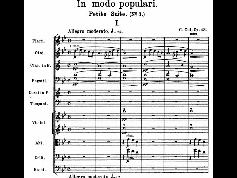 César Cui - Suite No.3 'In Modo Populari', Op.43