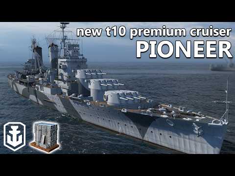 Pioneer - New Tier 10 Commonwealth Cruiser (World of Warships)
