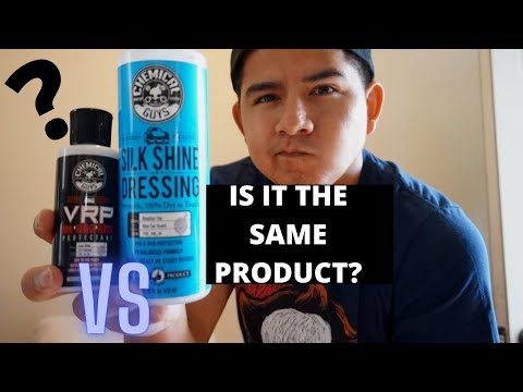 CHEMICAL GUYS VRP REVIEW VS SILK SHINE DRESSING