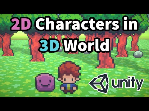 2D Characters in 3D World - Unity Directional Billboarding Tutorial