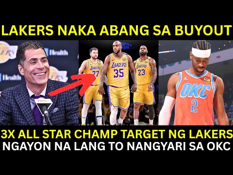 Lakers INTERESADO sa 3 time All Star! | OKC Napapa-dami na ang mga TALO