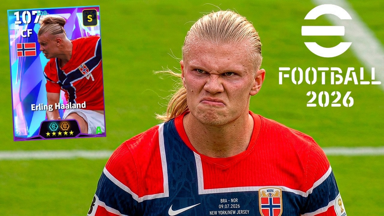 AKU REVIEW HAALAND PIALA DUNIA TERKUAT SEMOGA NORWEGIA JUARA.... eFootball 2026