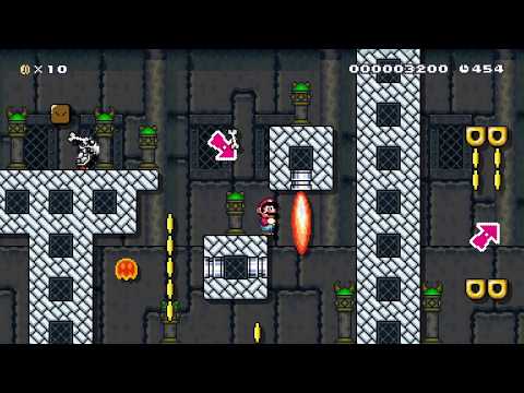 Temple Of The Fire Serpent by ElMrTaco ~ World Record! - Super Mario Maker 2 - No Commentary 1ca