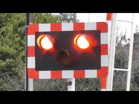 Railway Crossing - Merrion Gates, Dublin - IE 8520 & 8300 Class Dart Trains