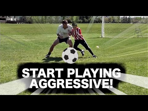 Soccer Drills For Kids TO BECOME MORE AGGRESSIVE | Aggression Soccer Training Principles