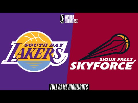 South Bay Lakers vs. Sioux Falls Skyforce - Winter Showcase Game Highlights