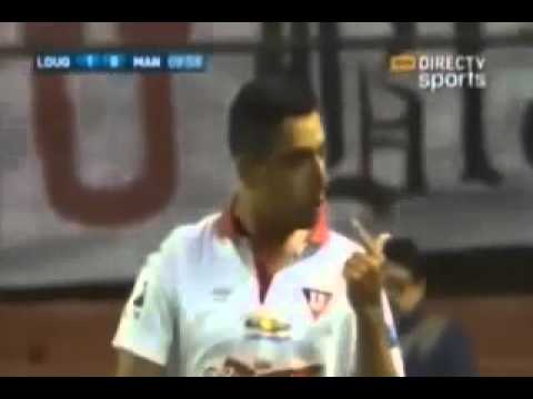 Gol de Jonathan Ramis   Liga de Quito 2 Manta 0