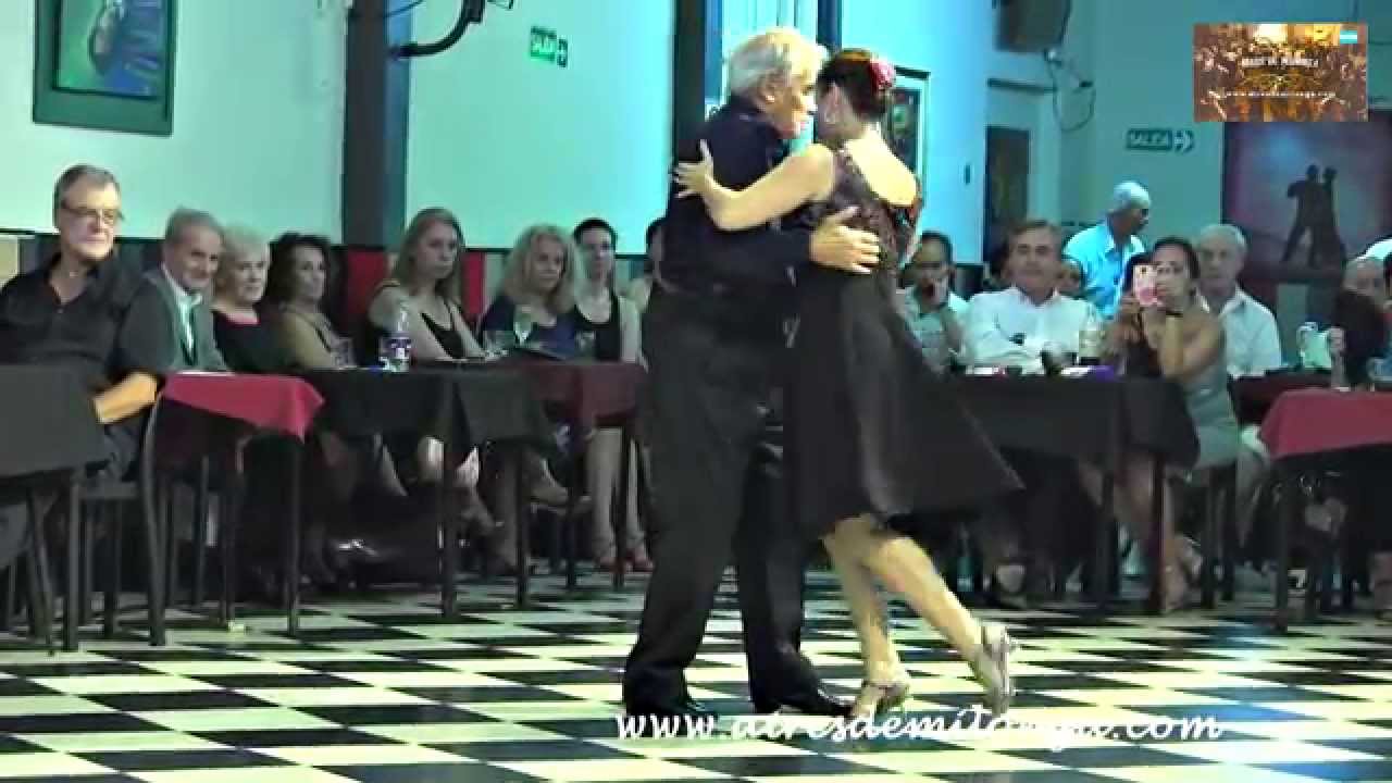 Eduardo Pareja parejita y Laura Grandi en Sin Rumbo milonga