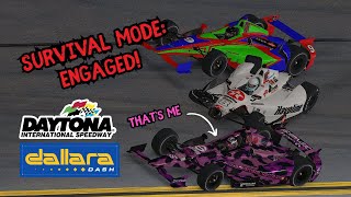 iRacing Dallara Dash at Daytona - SURVIVAL MODE Engaged! P2 Photo Finish