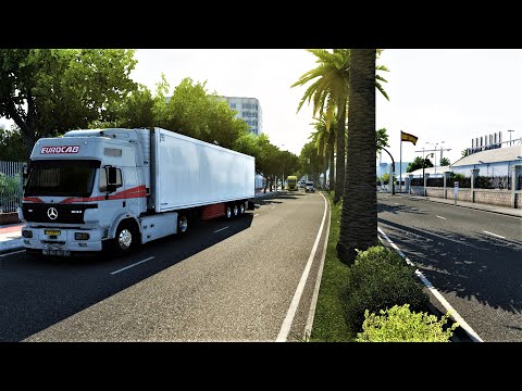 ETS2 1.40 Mercedes SK 1844 POV Drive Malaga Granada iberia DLC