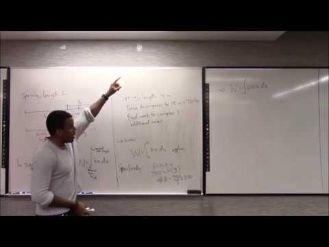 Math 1207-R03 Lecture 14 - Let's do more Work!