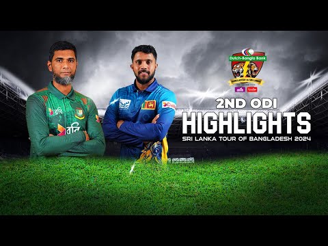 Bangladesh vs Sri Lanka Highlights || 2nd ODI || Sri Lanka tour of Bangladesh 2024
