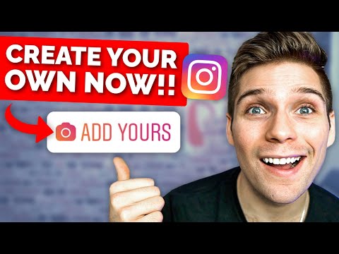 NEW Instagram Story Feature "Add Yours" Chain Story (Tutorial)