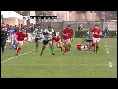 Matteo Muccignat prop run vs Munster 2013