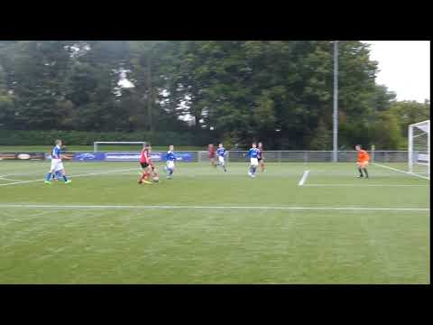 Thuis tegen Woezik. Doelpunt Tijmen