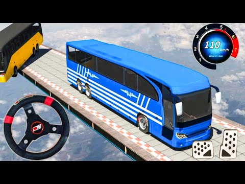 Impossible Bus Stunt Racing 2024 - Mega Ramp Driving Simulator 3D - Android GamePlay