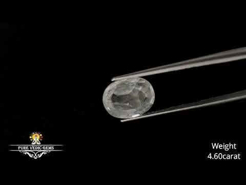 White Sapphire 4.60ct. (Super Premium) video