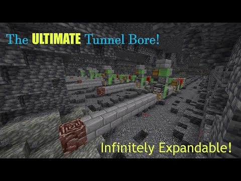 The ULTIMATE Extendable Tunnel Bore for Minecraft Bedrock 1.21+