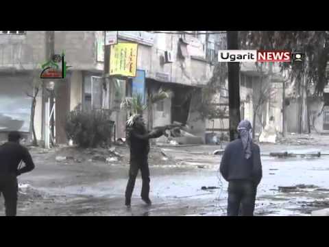 اشتباكات بين عناصر تجمع أنصار الإسلام وقوات النظام في عربين