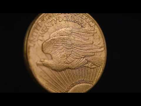 Coin, United States, Saint-Gaudens, $20, Double Eagle, 1914, U.S. Mint, Denver