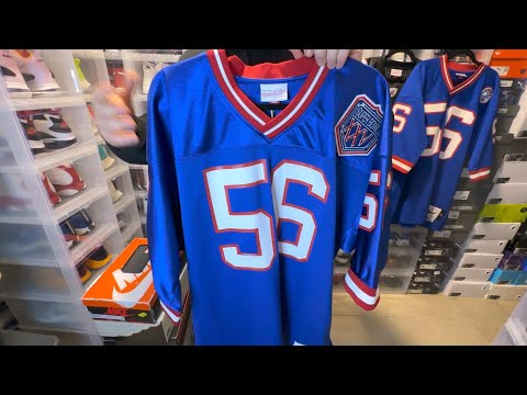 Lawrence Taylor Authentic Mitchell & Ness 1990 Super Bowl New York Giants Jersey
