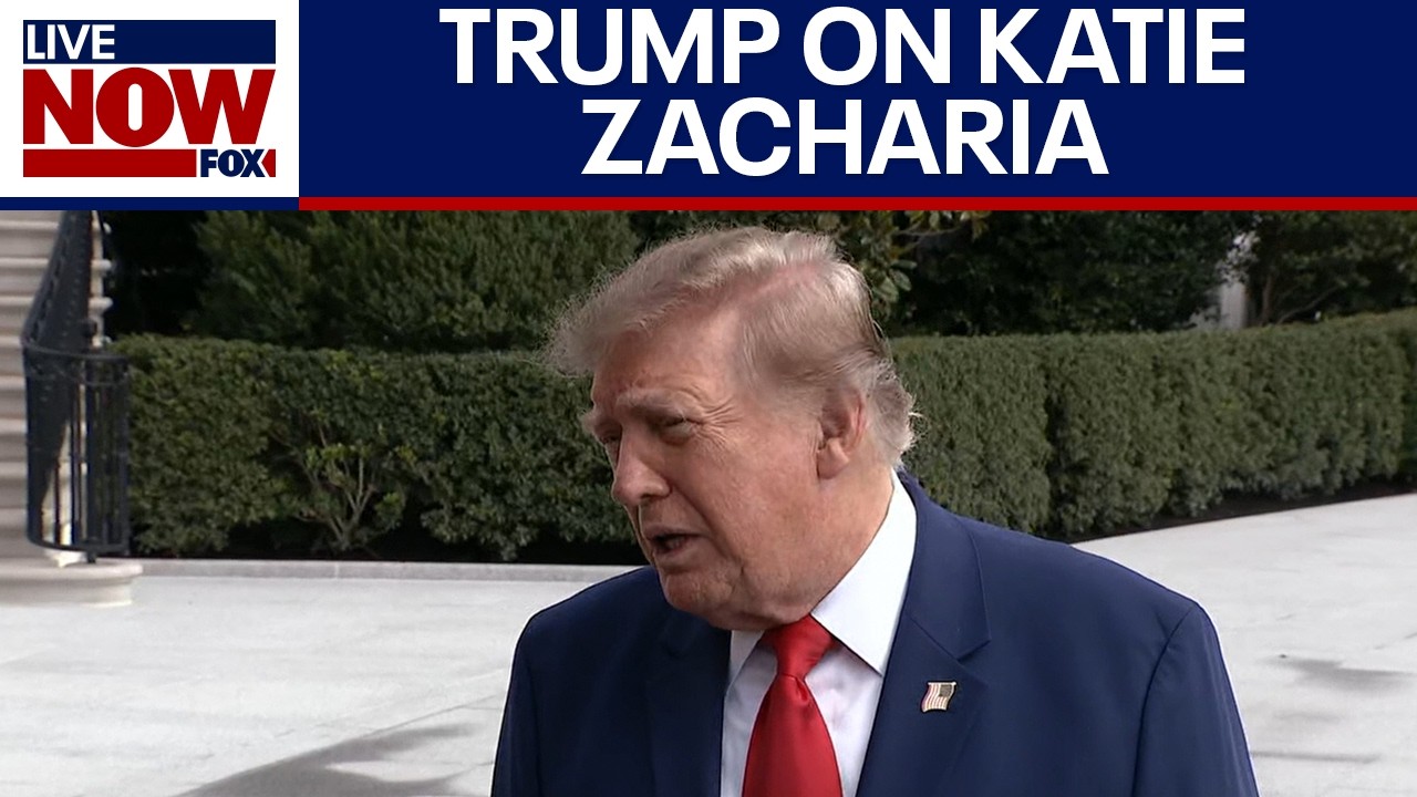 Trump addresses Katie Zacharia's role as press secretary