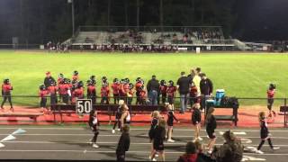 Riverheads Midgets Cheerleaders and Football Players Wobbling