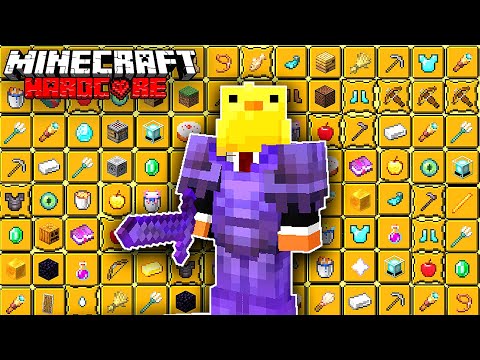 I Got ALL 122 ADVANCEMENTS In Minecraft Hardcore!