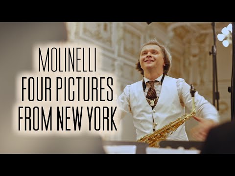 Molinelli Four pictures from New York "Russian Saxophone Orchestra"