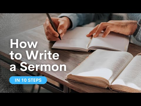 How to Write a Sermon (Step-by-Step Guide)