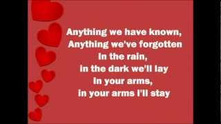 In Your Arms- Kina Grannis (Lyrics)
