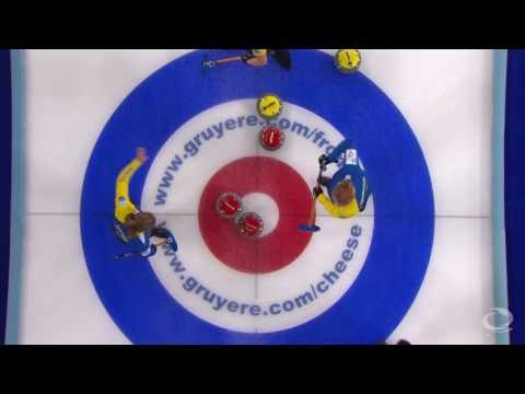 CURLING: SWE-DEN Euro Chps 2013 Women 3vs4 HIGHLIGHTS