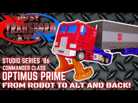 JUST TRANSFORM IT!: Studio Series '86 Commander Optimus Prime