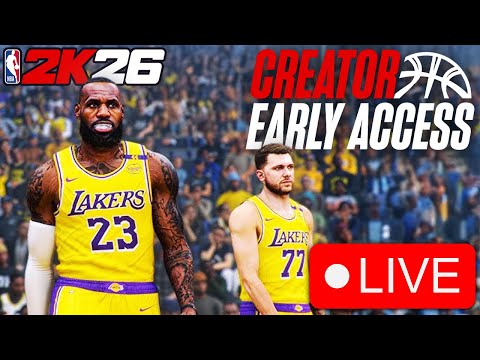 Playing NBA 2K26 Early! Creator Early Access Is Live Now!