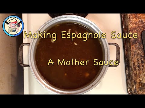 Cooking With Ski l Making the Demi-Glace Part 1 The Espagnole Sauce S1P16 4K